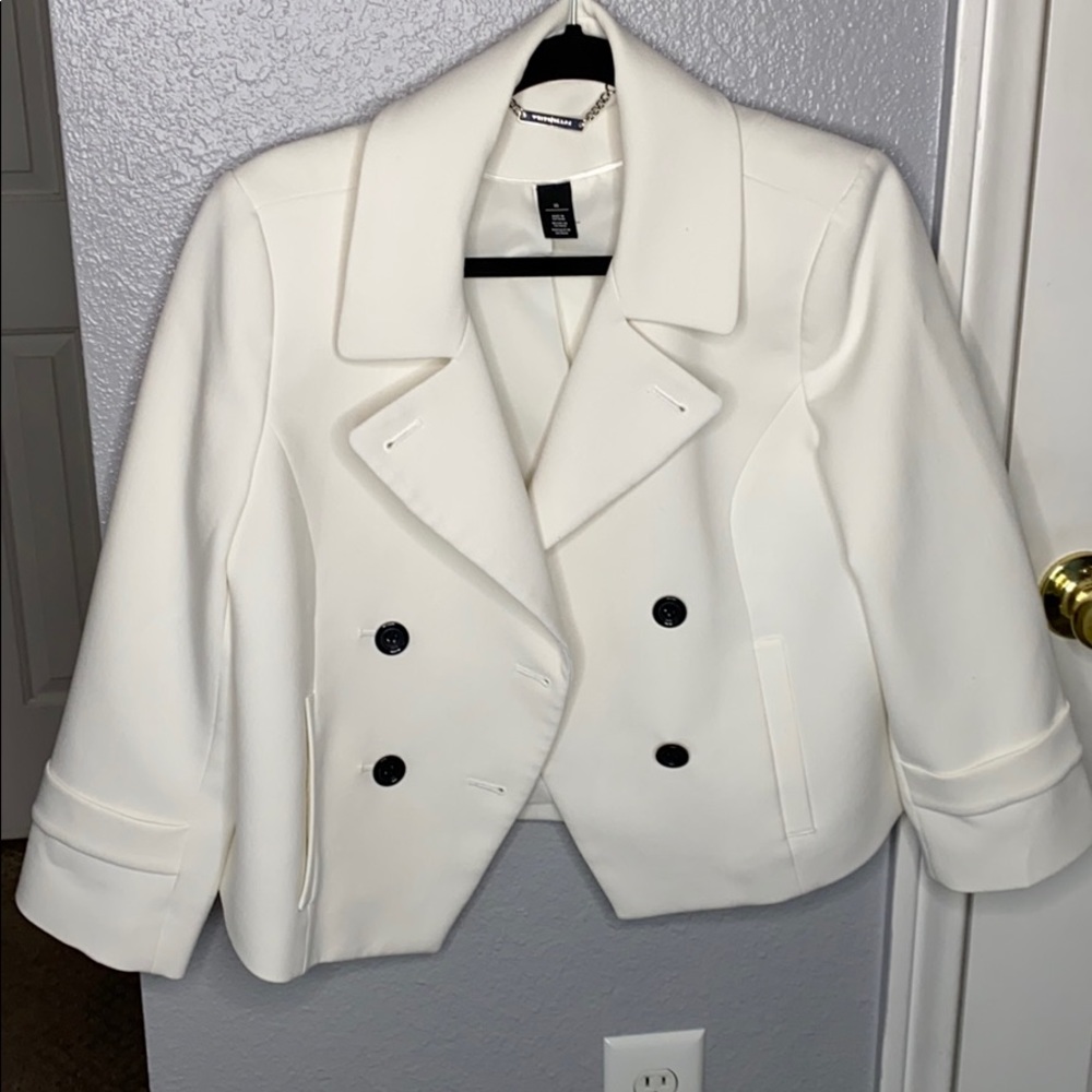 Formal cream jacket